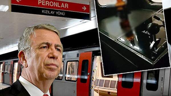 Ankara metrosunda büyük skandal