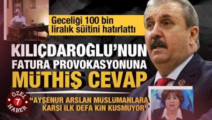 BBP Genel Başkanı Destici’den Kılıçdaroğlu’nun fatura provokasyonuna tepki