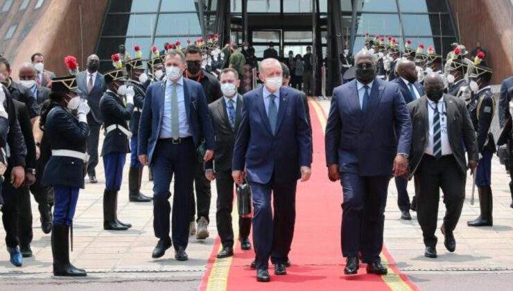 Cumhurbaşkanı Erdoğan, Kongo Demokratik Cumhuriyeti’nden ayrıldı